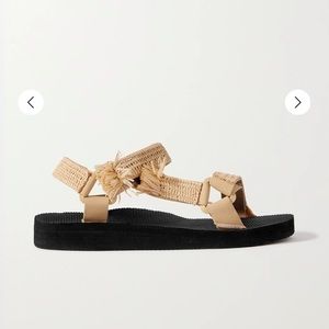 ARIZONA LOVE TREKKY RAFFIA SANDALS US7